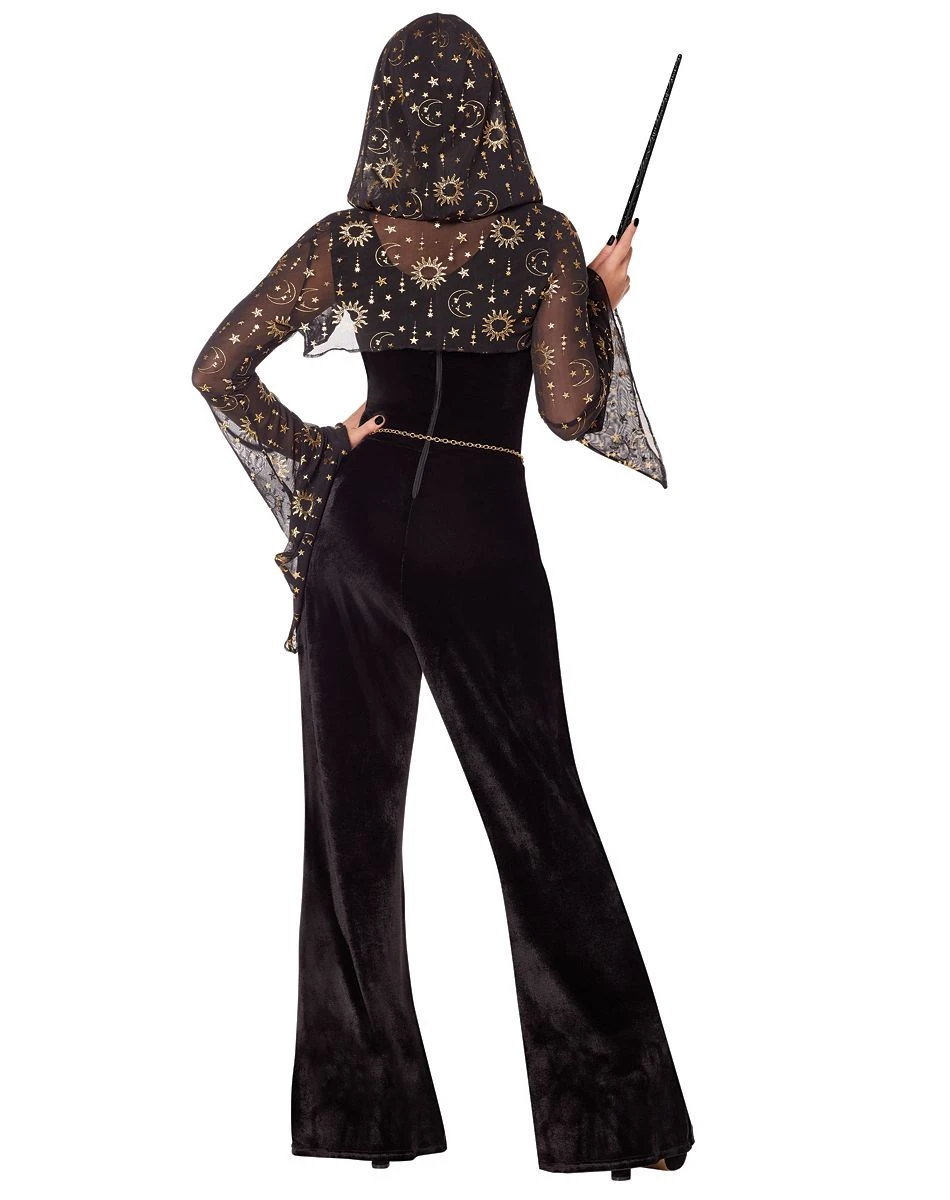 Spirit Halloween Adult Spellbinding Witch Jumpsuit Costume 4 Spirit Halloween Adult Spellbinding Witch Jumpsuit Costume - Image 2