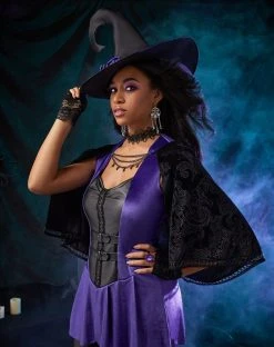 Spirit Halloween Adult Wicked Spell Caster Witch Costume -HALLOWEEN COSTUMES Sales 01576958 c