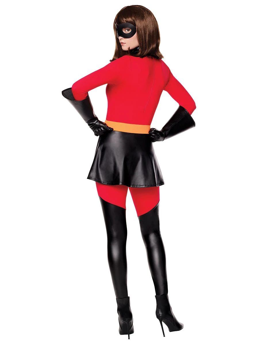 Spirit Halloween Adult Mrs. Incredible Catsuit Costume - The Incredibles 4 Spirit Halloween Adult Mrs. Incredible Catsuit Costume - The Incredibles - Image 2
