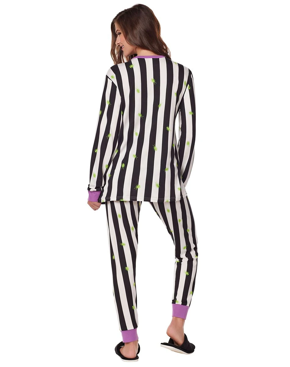 Spirit Halloween Beetlejuice Pajama Set 6 Spirit Halloween Beetlejuice Pajama Set - Image 4