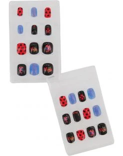 Spirit Halloween Ladybug Press on Nails