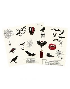 Spirit Halloween Vampire Temporary Tattoos