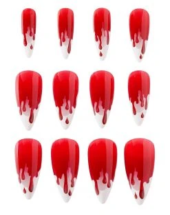 Spirit Halloween Vampire Blood Press On Nails