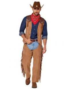 Spirit Halloween Adult Western Cowboy Chaps