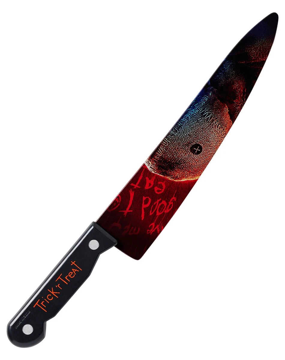 Spirit Halloween Sam Graphic Knife - Trick 'r Treat 3 Spirit Halloween Sam Graphic Knife - Trick 'r Treat