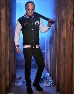Spirit Halloween Adult Jason Voorhees Varsity Jacket - Friday the 13th