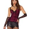 Spirit Halloween Vampire Corset and Gloves -HALLOWEEN COSTUMES Sales 01587443 a