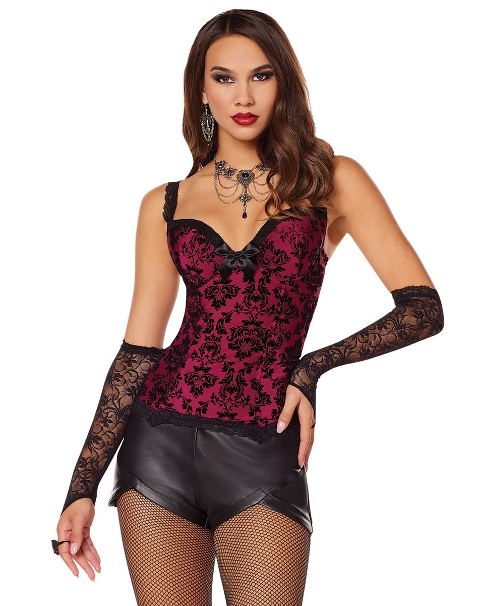 Spirit Halloween Vampire Corset and Gloves 3 Spirit Halloween Vampire Corset and Gloves