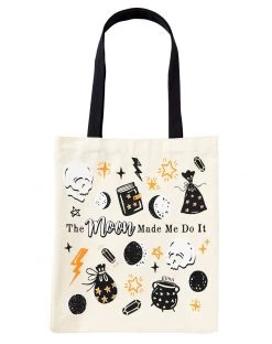 Spirit Halloween The Moon Made Me Do It Tote Bag