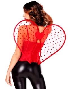 Spirit Halloween Cupid Heart Wings