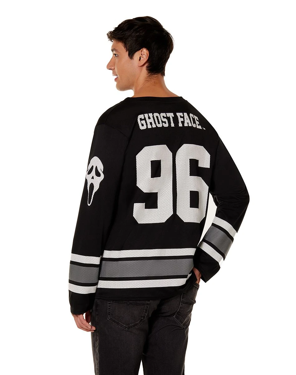 Spirit Halloween Adult Ghost Face Jersey 4 Spirit Halloween Adult Ghost Face Jersey - Image 2