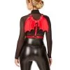Spirit Halloween Red Faux Leather Devil Wings 1 Spirit Halloween Red Faux Leather Devil Wings -HALLOWEEN COSTUMES Sales 01593029 a