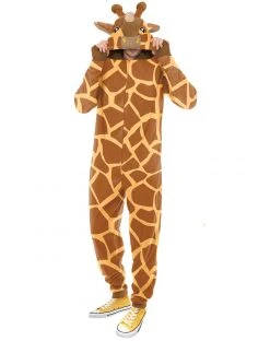 Spirit Halloween Adult Giraffe Union Suit