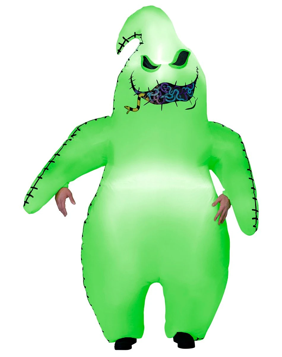 Spirit Halloween Adult Light-Up Oogie Boogie Inflatable Costume - The Nightmare Before Christmas 3 Spirit Halloween Adult Light-Up Oogie Boogie Inflatable Costume - The Nightmare Before Christmas
