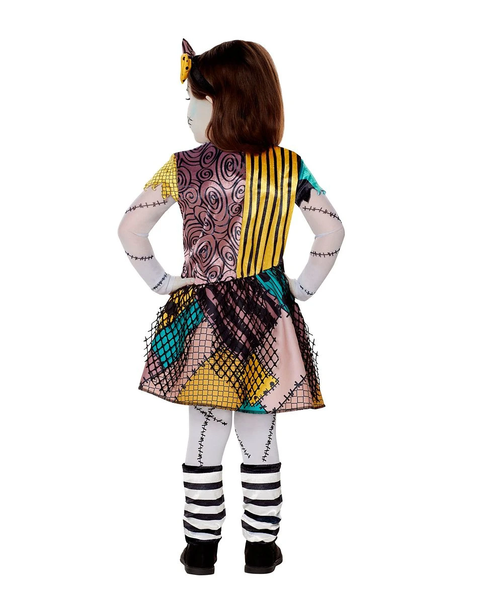 Spirit Halloween Toddler Sally Dress Costume - The Nightmare Before Christmas 4 Spirit Halloween Toddler Sally Dress Costume - The Nightmare Before Christmas - Image 2