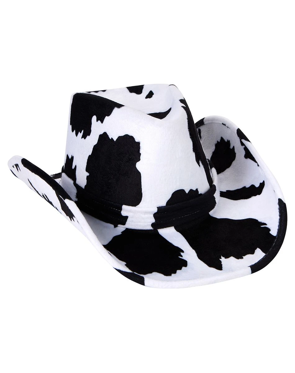 Spirit Halloween Cow Print Cowboy Hat 6 Spirit Halloween Cow Print Cowboy Hat - Image 4