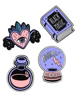 Spirit Halloween Witchy Pin Set - 4 Pack