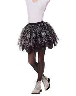 Spirit Halloween Kids Spider Web Skirt