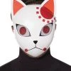 Spirit Halloween Kids Tanjiro Kamado Half Mask - Demon Slayer