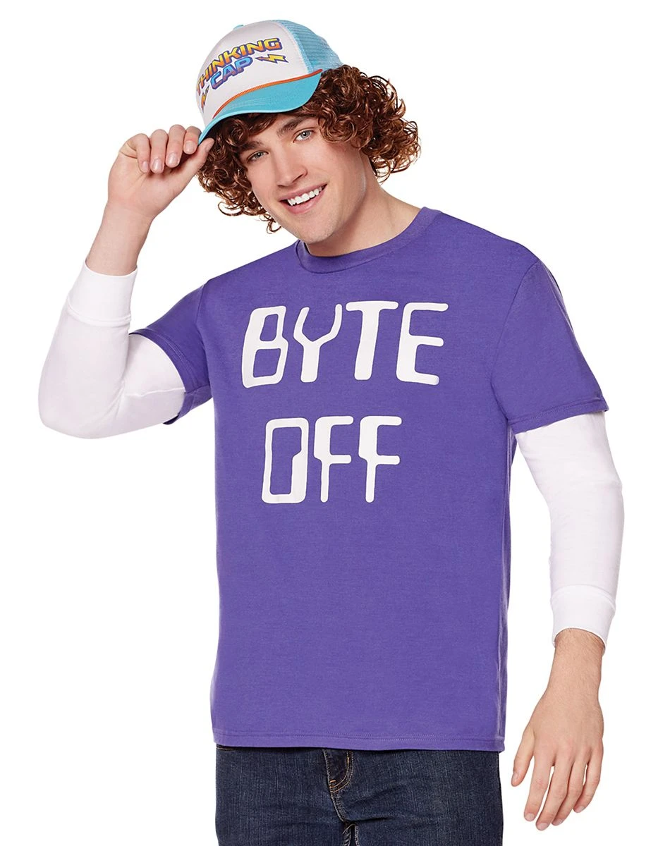 Spirit Halloween Adult Byte Off T Shirt - Stranger Things 3 Spirit Halloween Adult Byte Off T Shirt - Stranger Things