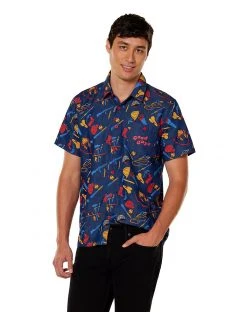 Spirit Halloween Chucky Button Down Shirt