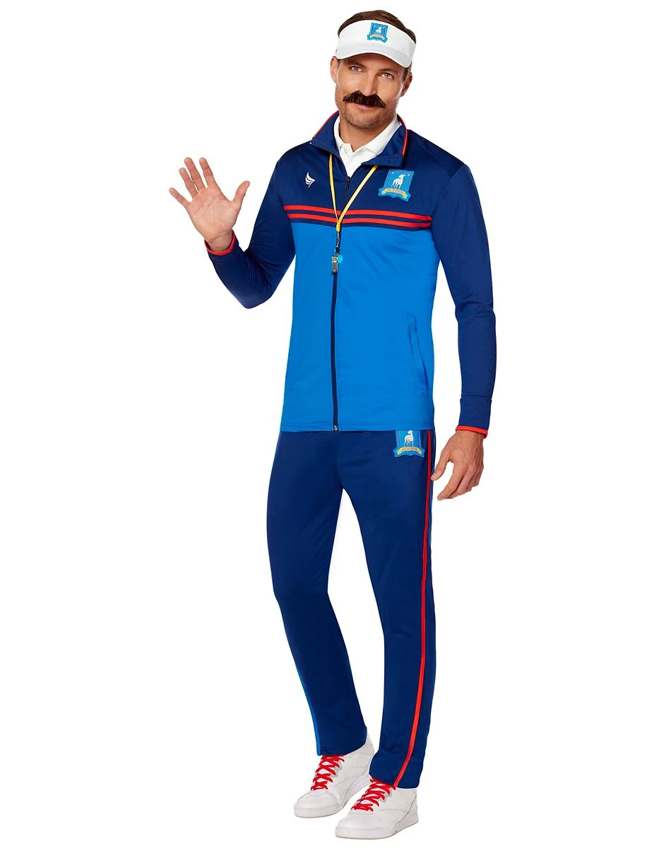 Spirit Halloween Adult Ted Lasso Track Suit Costume 3 Spirit Halloween Adult Ted Lasso Track Suit Costume