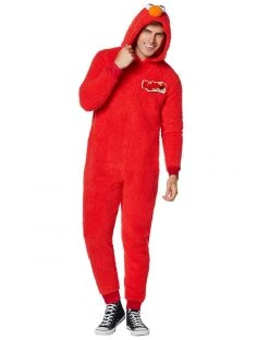 Spirit Halloween Adult Elmo Union Suit - Sesame Street
