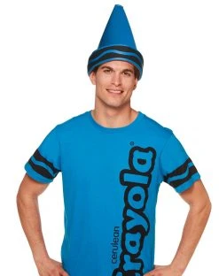Spirit Halloween Adult Cerulean Crayon Costume Kit - Crayola