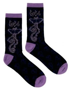 Spirit Halloween Corpse Bride Crew Socks - 2 Pack 6 Spirit Halloween Corpse Bride Crew Socks - 2 Pack -HALLOWEEN COSTUMES Sales 01602598 b