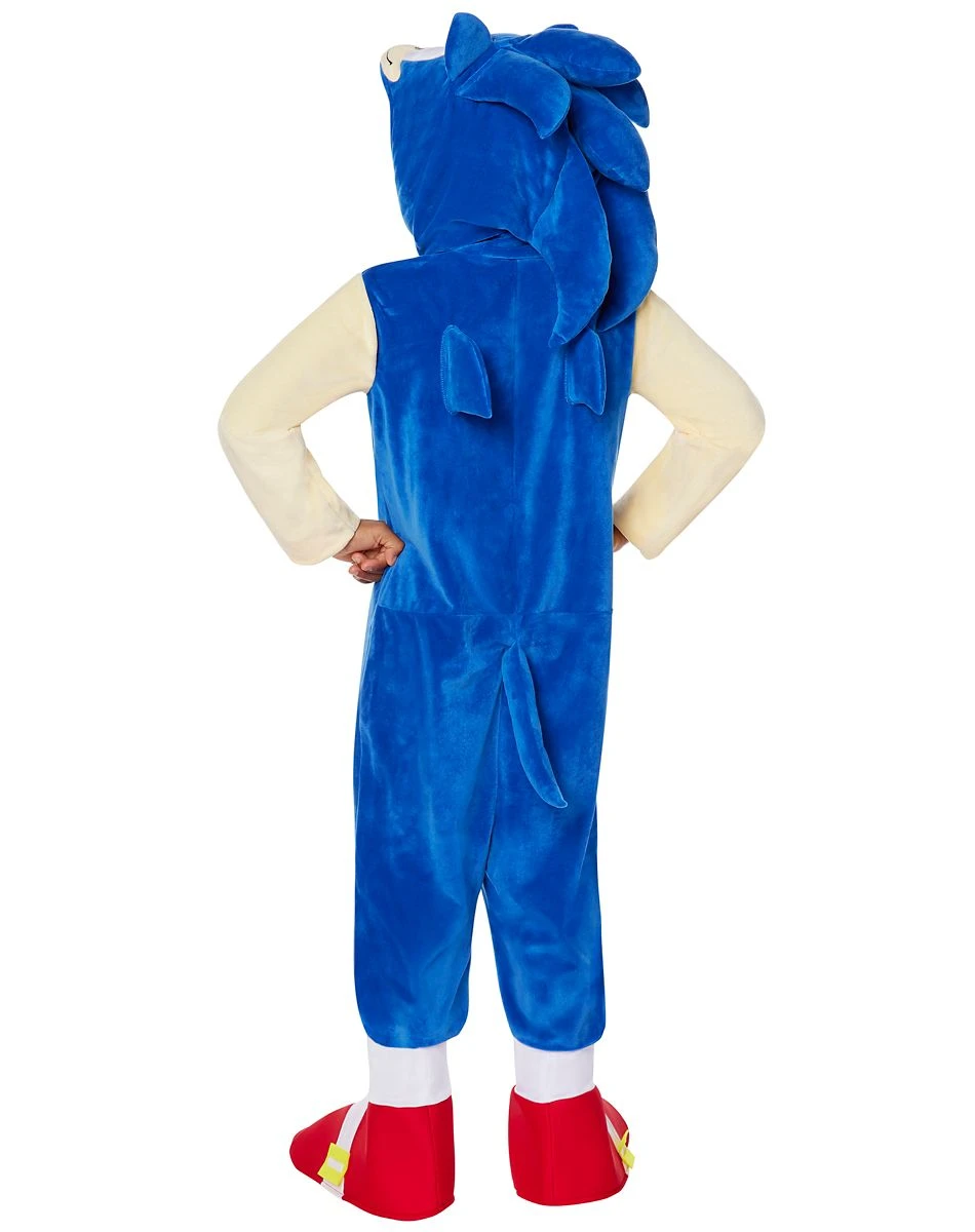 Spirit Halloween Kids Sonic the Hedgehog One Piece Costume 4 Spirit Halloween Kids Sonic the Hedgehog One Piece Costume - Image 2