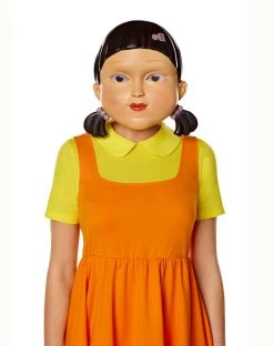 Spirit Halloween Squid Game Doll Half Mask