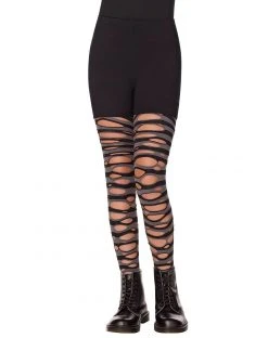 Spirit Halloween Kids Tattered Tights