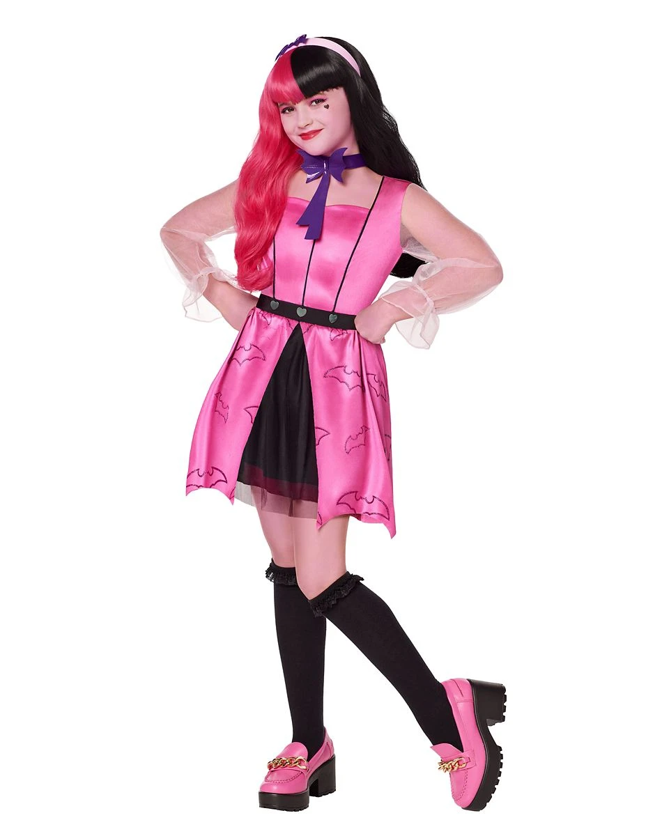 Spirit Halloween Kids Draculaura Costume - Monster High 4 Spirit Halloween Kids Draculaura Costume - Monster High - Image 2