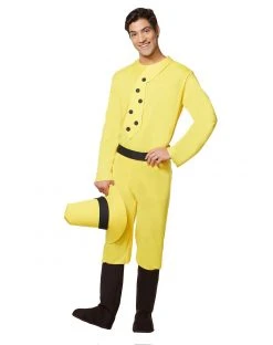 Spirit Halloween Adult Man in Yellow Hat Costume - Curious George -HALLOWEEN COSTUMES Sales 07024151 d