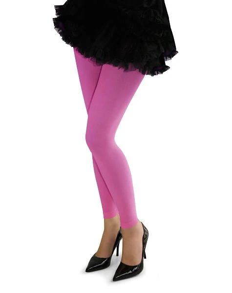 Spirit Halloween Neon Pink Footless Tights 3 Spirit Halloween Neon Pink Footless Tights
