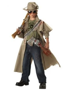 Spirit Halloween Kids Axed Zombie Hunter Costume