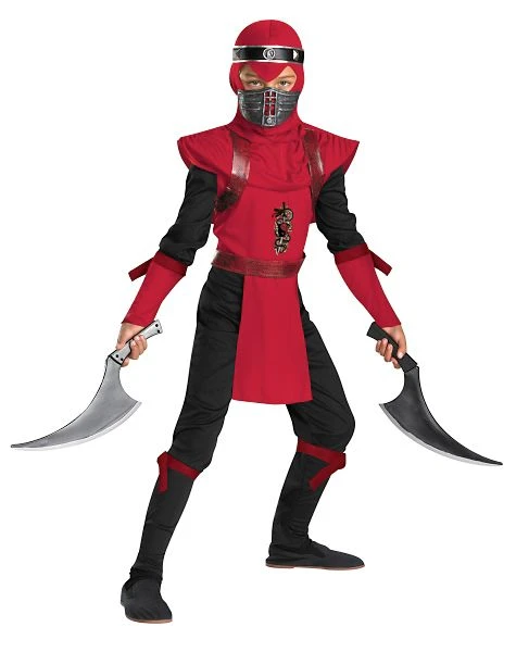 Spirit Halloween Kids Red Viper Ninja Costume 3 Spirit Halloween Kids Red Viper Ninja Costume