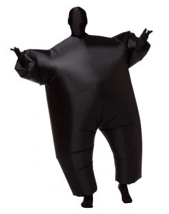 Spirit Halloween Adult Black Blimpz Inflatable Costume
