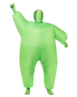 Spirit Halloween Kids Green Blimpz Inflatable Costume