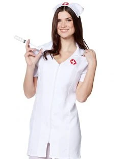 Spirit Halloween Adult Hot Flash Nurse Costume -HALLOWEEN COSTUMES Sales 07132756 c