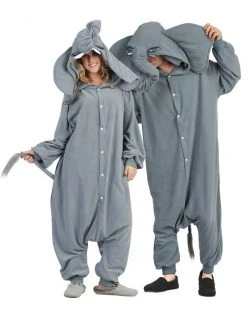 Spirit Halloween Adult Elephant Union Suit