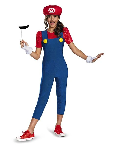 Spirit Halloween Kids Mario Jumpsuit One Piece Costume - Mario Bros 3 Spirit Halloween Kids Mario Jumpsuit One Piece Costume - Mario Bros