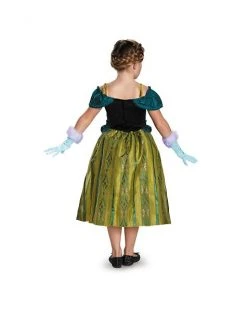 Spirit Halloween Kids Caped Anna Coronation Gown Costume - Frozen