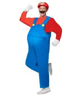 Spirit Halloween Adult Mario Costume - Mario Bros