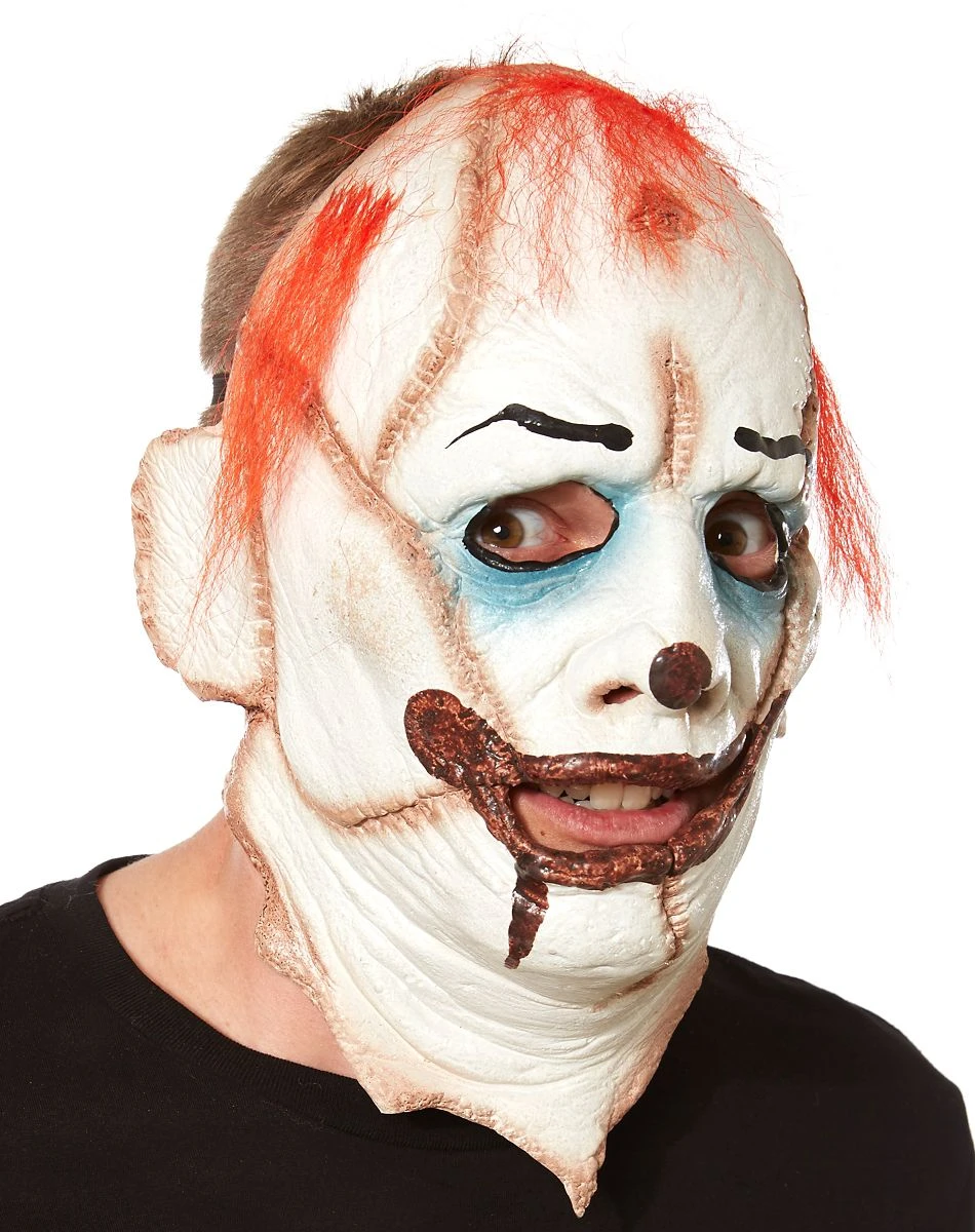 Spirit Halloween Skinner Clown Half Mask 4 Spirit Halloween Skinner Clown Half Mask - Image 2
