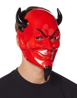 Spirit Halloween Red Devil Half Mask - Scream Queen -HALLOWEEN COSTUMES Sales 07353790 b