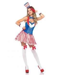 Spirit Halloween Adult Yankee Doodle Darlin Costume