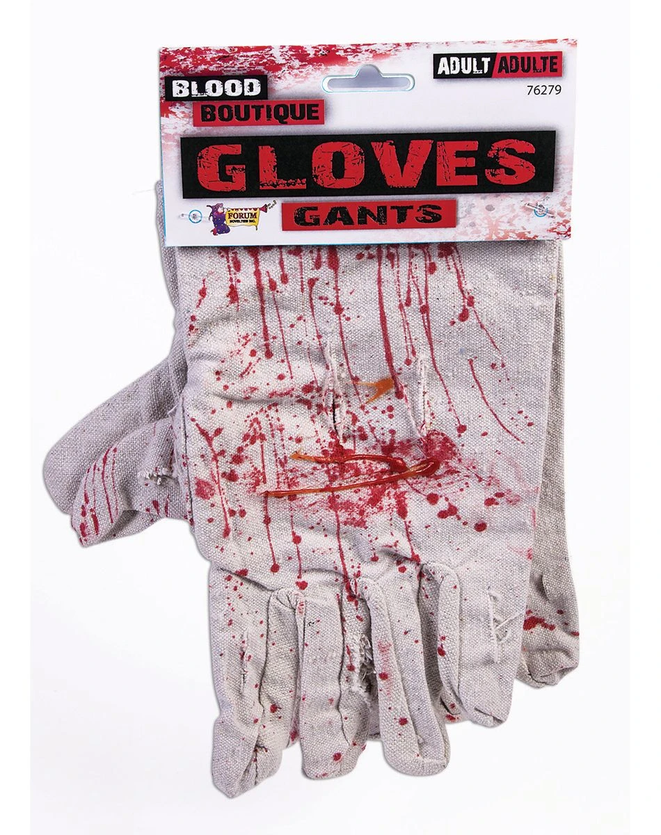Spirit Halloween Bloody Work Gloves 4 Spirit Halloween Bloody Work Gloves - Image 2