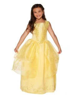 Spirit Halloween Kids Belle Costume Deluxe - Beauty and the Beast Movie
