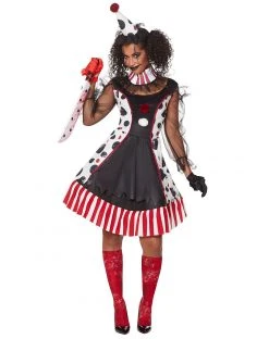 Spirit Halloween Adult Twisted Clown Costume